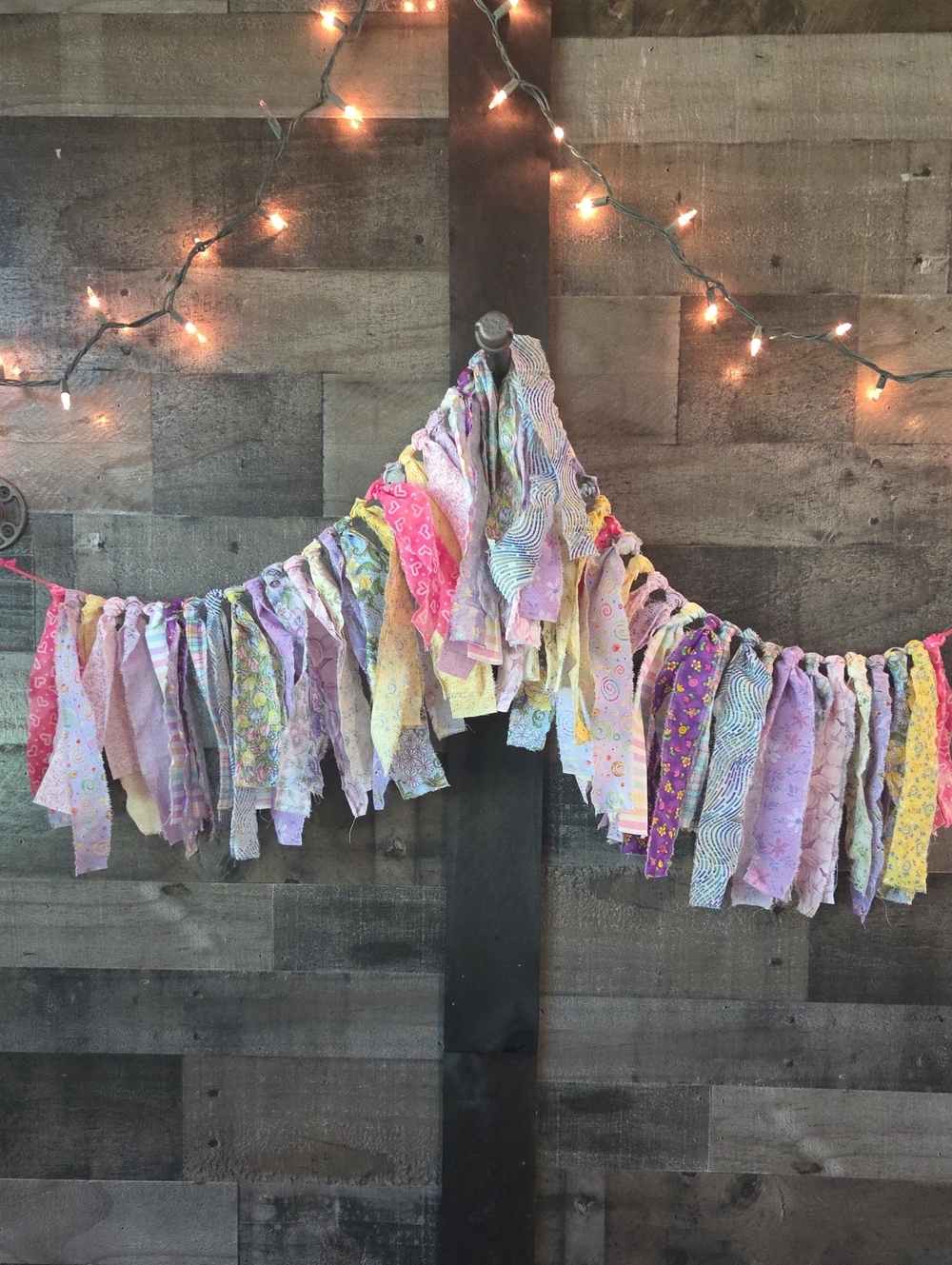 Handmade Pastel Garland Approx 49"